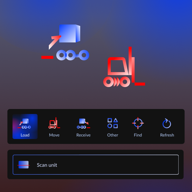 Icon design for logistics